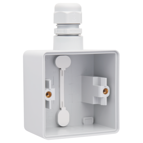 Niko Wall Socket 16a avec couvercle pliant pour la sécurité à la maison Chargement 1-Rold - IP55 adapté à l'intérieur et à l'extérieur