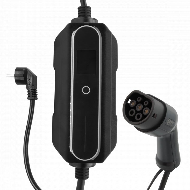 Chargeur EV Portable Skoda CITIGOe iV - avec LCD Type 2 vers Schuko