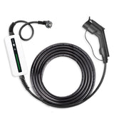 Mobile Charger Kia Soul EV - White with LCD Type 1 to Schuko