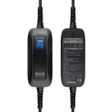 Chargeur mobile Smart Eq Forfour - LCD Black Type 2 à Schuko - Fonction de chargement et de mémoire reportée
